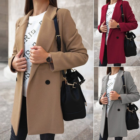 Manteau slim élégant femme